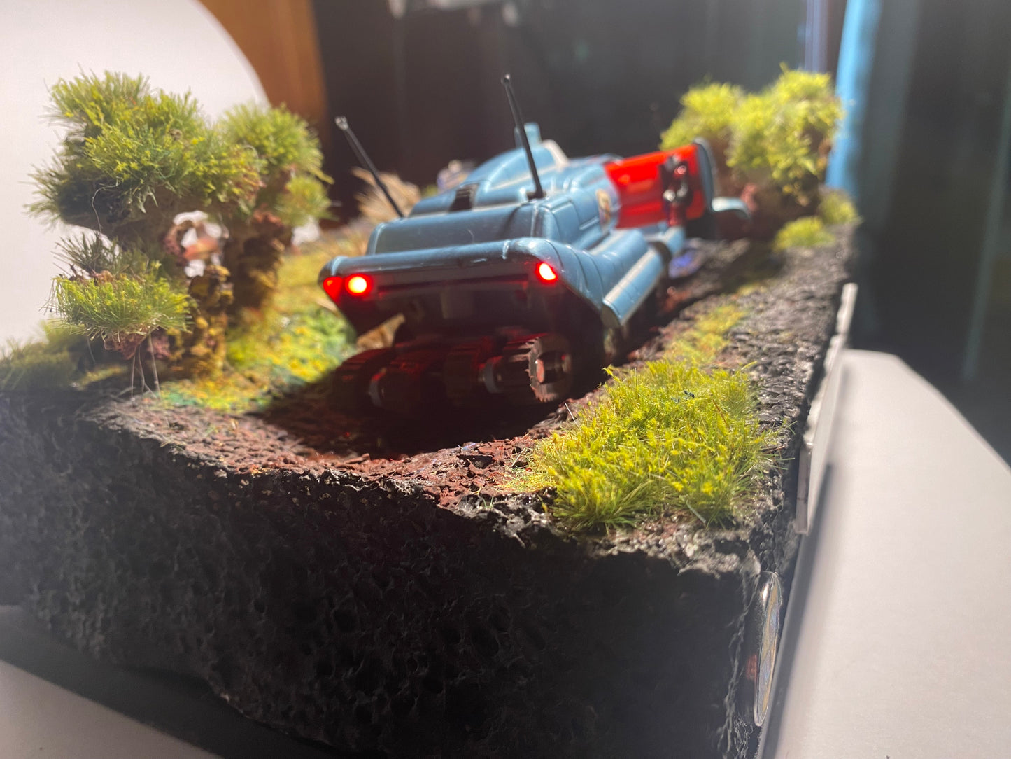 Diorama Captain Scarlet SPV Miniatuurlandschap
