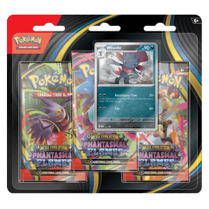 Phantasmal Flames Weavile 3-Pack Blister