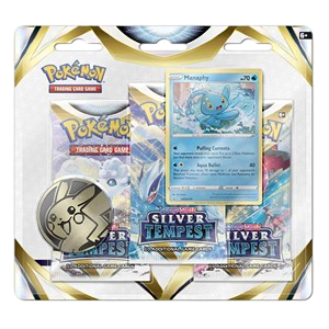 Silver Tempest Manaphy 3-Pack Blister